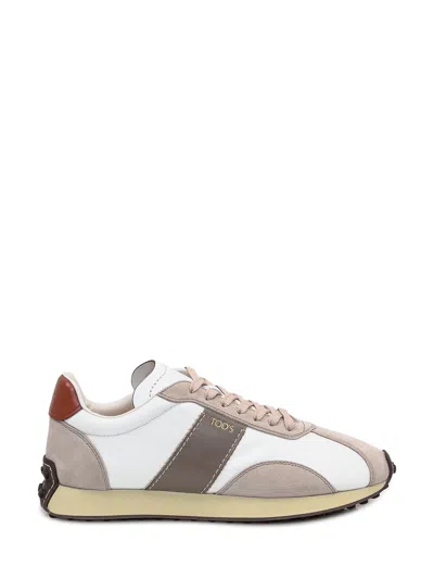 Tod's T Vintage Leather Sneakers In 0ey1