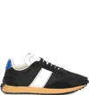 Tod's Mens White/navy Allacciata Leather And Shell Low-top Trainers In Black