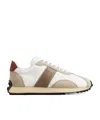 Tod's Multicolor Leather And Suede Sneakers In White