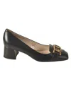 Tod's Kate 50mm Leather Pumps In Nero