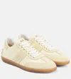 Tod's Sneakers Tabs Aus Leder Und Veloursleder In Gelb 