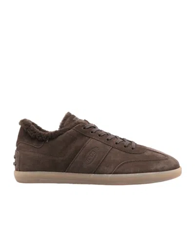 Tod's Tabs Sneakers In Brown