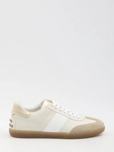 Tod's Tabs Sneakers In White