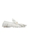 Tod's Tassel Business Dress Shoes In White