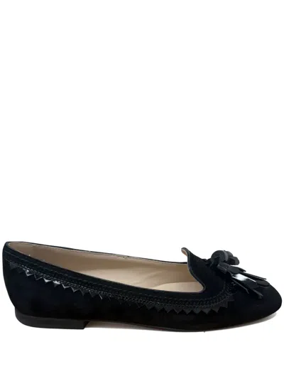 Tod's Tassel-detail Ballet Flats In Black