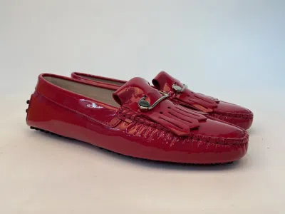 TOD'S TASSEL DETAIL DESIGN LOVE SHOES