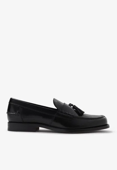 TOD'S TASSEL LEATHER LOAFERS