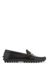 Tod's Loafers With Golden Detail And Gommino Sole In Brown
