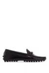 Tod's Round-head Flat Shoes In Bordeaux