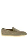 Tod's Taupe Slip On Loafers In Taupe