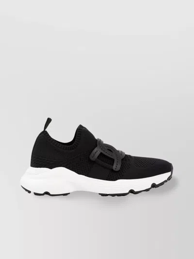 Tod's Tech Fabric Sneakers Chain Accessory
