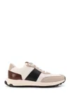 Tod's Technical Fabric And Leather Sneakers In Multi