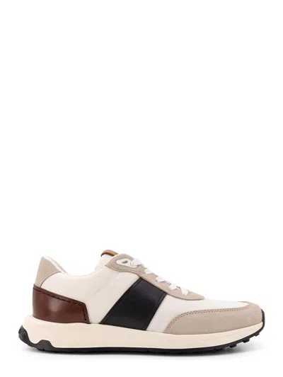 Tod's Technical Fabric And Leather Sneakers In Multi