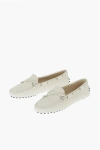 Tod's Woman Loafers Off White Size 7.5 Soft Leather