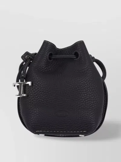 Tod's Textured Leather Bucket Bag