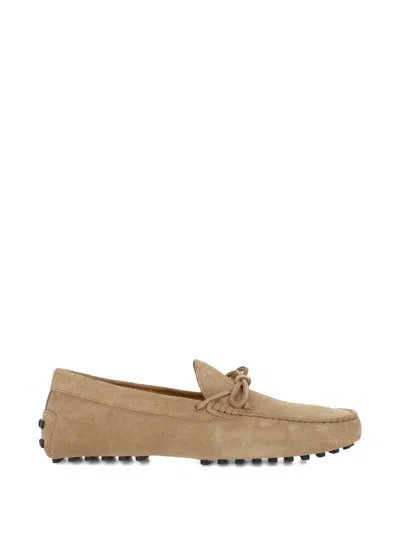 Tod's Tie Detail Flat Shoes In Multi