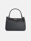Tod's 'tim' Small Black Leather Handbag In Black