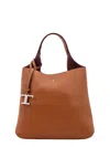 Tod's T Timeless Handbag In Brown