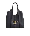 Tod's Shopping Bag T Timeless Mini In Black