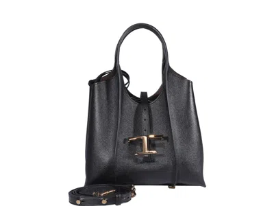 Tod's Timeless Shopping Bag In Black