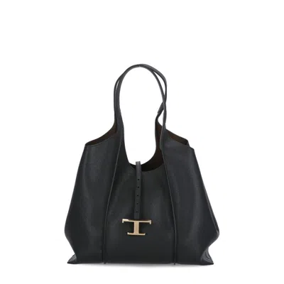 Tod's Tods Timeless Shopping Bag In Black