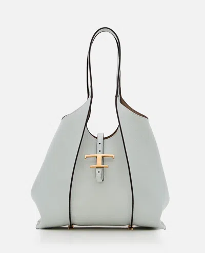 Tod's Timeless Small Tote Bag In Grey