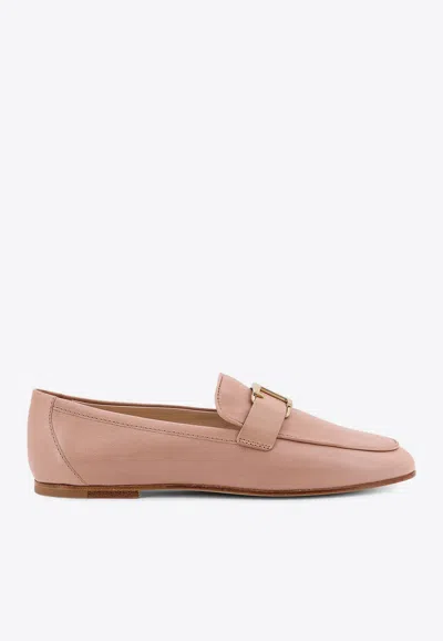 Tod's Timeless T Leather Loafers