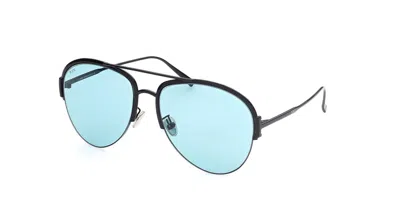 Tod's To0312h 08f Women's Sunglasses Black Size 60