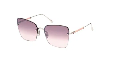 Tod's To0329 16u Women's Sunglasses Silver Size 57