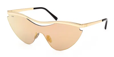 Tod's To0340-h 30x Women's Sunglasses Gold Size Standard