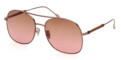 Tod's To0357 34f Women's Sunglasses Brown Size 58