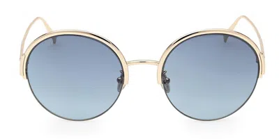 Tod's To0359 32w Women's Sunglasses Gold Size 56