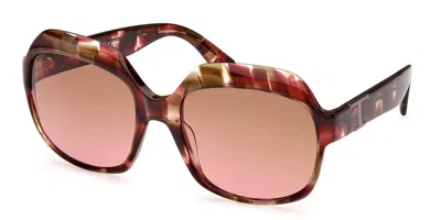 Tod's To0360 55f Women's Sunglasses Tortoiseshell Size 61