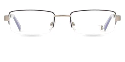 Tod's To5028 Men's Glasses, Grey, Size 54 In Gray