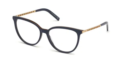Tod's To5208 092 Occhiali Da Vista Blu Per Donna (solo Montatura) In Black