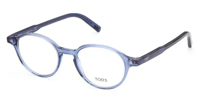 Tod's To5261 090 Occhiali Da Vista Blu Per Uomo (solo Montatura) In Blue