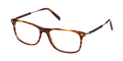 Tod's To5266 053 Occhiali Da Vista Tartarugatishell Per Uomo (solo Montatura) In Brown