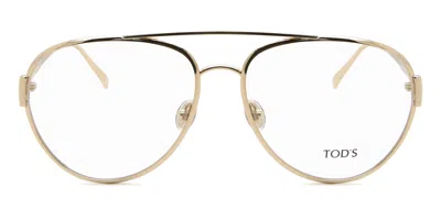 Tod's To5280 Women's Glasses, Gold, Size 56 In Multi