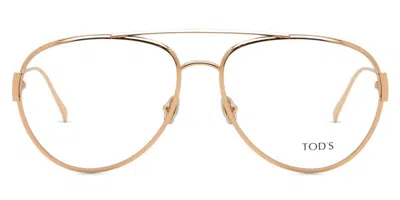 Tod's To5280 Women's Glasses, Rose-gold, Size 56