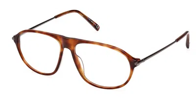 Tod's To5285 Men's Glasses, Tortoiseshell, Size 57 In Brown