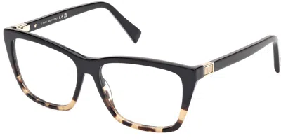 Tod's To5298 Women's Glasses, Black, Size 55 In Brown