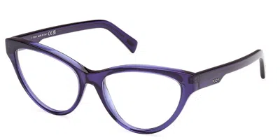 Tod's To5299 Women's Glasses, Blue, Size 56