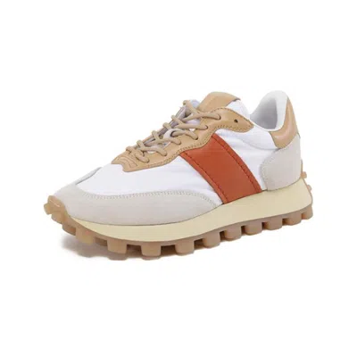 Tod's 1t Panelled Lace-up Sneakers In Beige