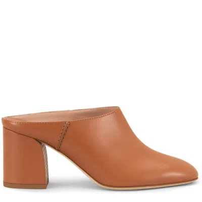 Tod's 70mm Leather Mules In Brown