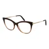 Tod's Brown Acetate Glasses (frames) In Brown