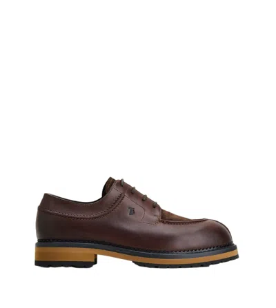 Tod's Lace-up Shoes In Brown