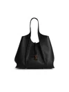 Tod's T Timeless Grained Leather Bag In Black