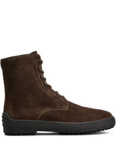 Tod's Ankle Boot Shoes In Brown