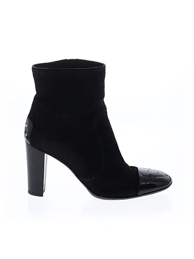 Pre-owned Tod's Ankle Boots In Black