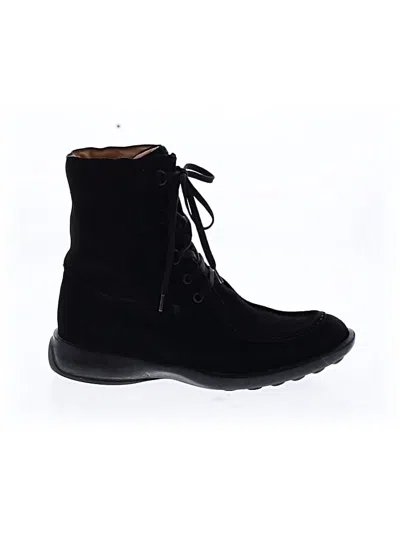 Pre-owned Tod's Ankle Boots In Black